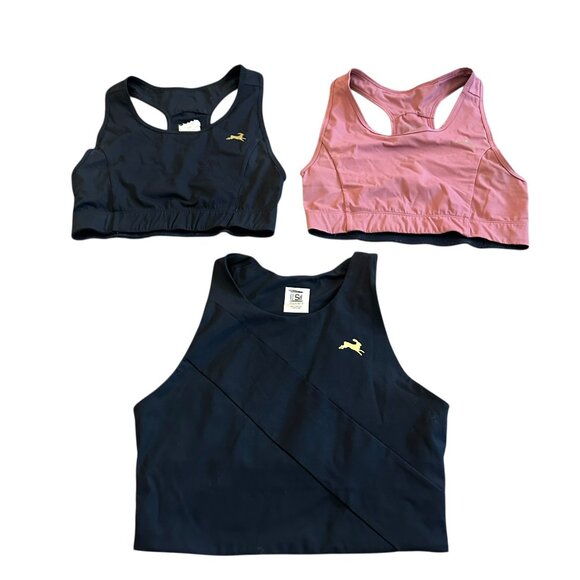 Tracksmith Three Sports Bras Workout Running Activewear Athletic Tank Top Small - Picture 1 of 10
